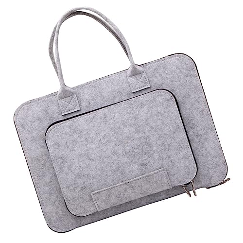 balacoo Felt Bag for Tablet Storage Business Hand Pouch Bag Notebook Case and Fashionable