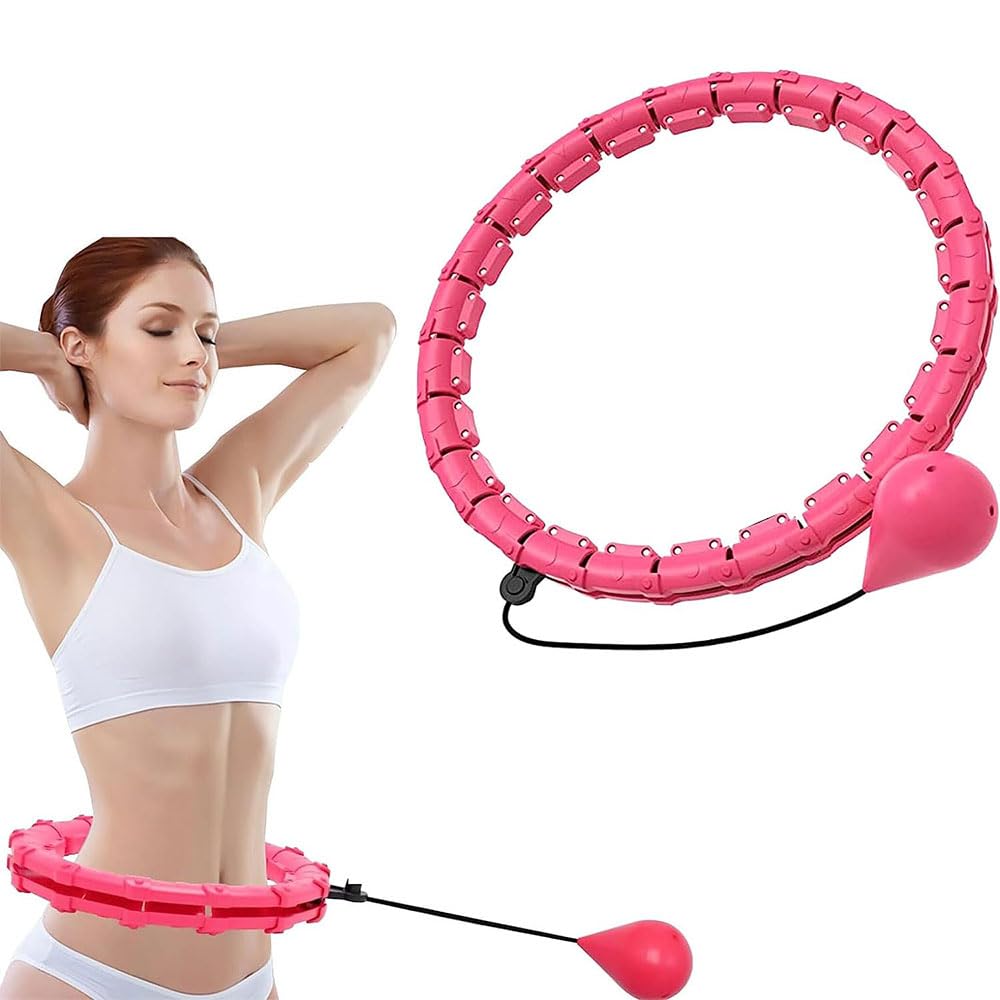 Zinnia Weighted Hula Hoop for Women Exercise, Adjustable 24 Detachable Weight Loss Equipment for Waist Exercise, 360 Spinning Hula Hoop for Women Weight Loss Product (Multicolor) (B0CWV9FTPD) Amazon Price History, Amazon Price Tracker