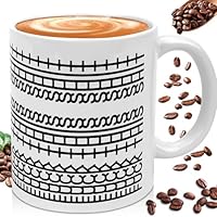 Fuck This Shit Tasse, 400ml Fuck This Shit Mug, Keramik Kaffeebecher mit Versteckter Botschaft, Lustige Fuck These Shit Tee Tasse mit Isoliertem Henkel, Humorvoller Trinkbecher für Kaffeeliebhaber