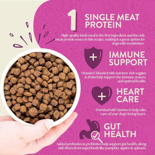 Earthborn Holistic Meadow Feast Lamb Meal & Vegetables Grain Free Dog Food (12.5 Pounds) - Thumbnail 3