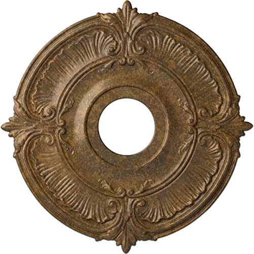 Image of Ekena Millwork CM18ATRZSDecorative Ceiling Medallions Modeled After Original Historical Patterns & Designs, Rubbed Bronze