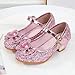 Imagen de Eleasica Princesa Elsa Zapatos para Niña Tacón Altos Regalo Sandalias de Vestir Antideslizante Punta Cerrada Zapatos de Disfraz Boda Ceremonia Zapatos de Vestir