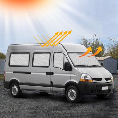 Volet isolant haut de gamme compatible Renault Master SWB protection 9pc