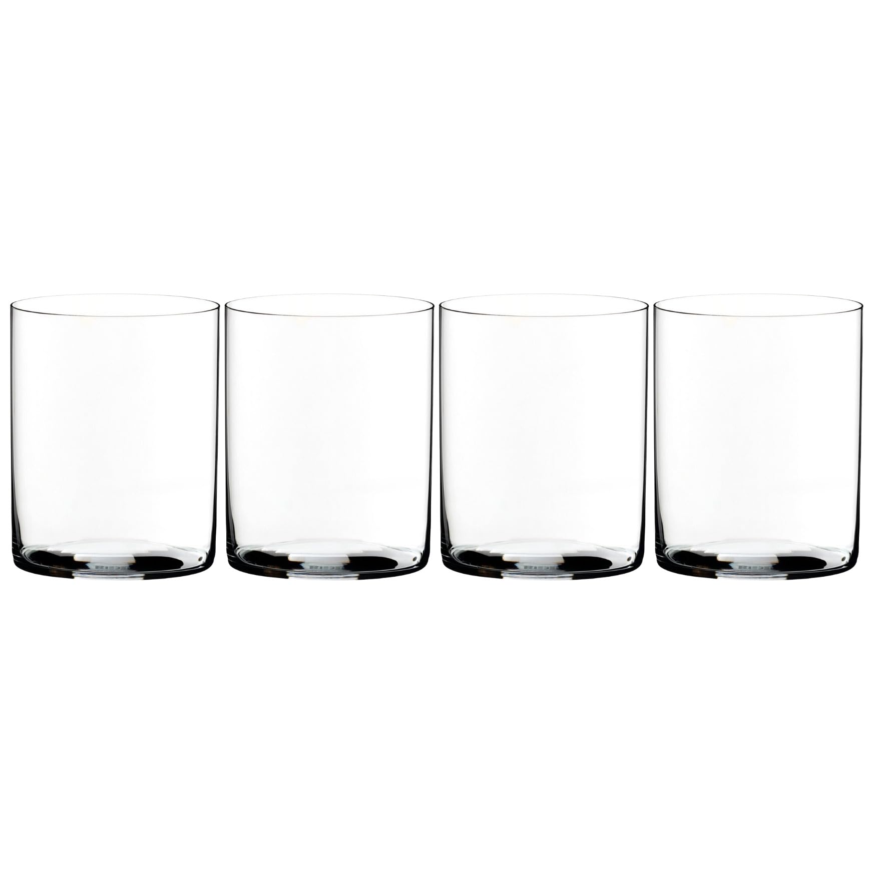 Riedel Veloce - Vasos de agua de cristal, exquisito diseño fino, aptos para lavavajillas y duraderos, juego de 4, ideal para cenas finas y entretenimiento, paquete con aireador de vino y paño de