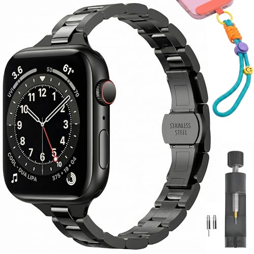 Image of Slim Stainless Band for Apple Watch Series 11-1 /SE, Ultra 3-1