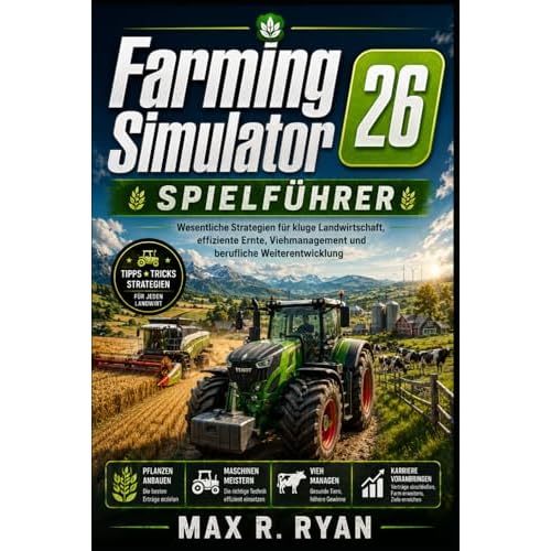 Farming Simulator 26 Spielführer: Wesentliche Strategien für kluge Landwirtschaft, effiziente Ernte, Viehmanagement und berufliche Weiterentwicklung