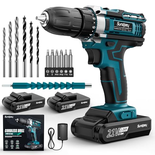Sundpey Perceuse Visseuse Sans Fil 21V - Visseuse...