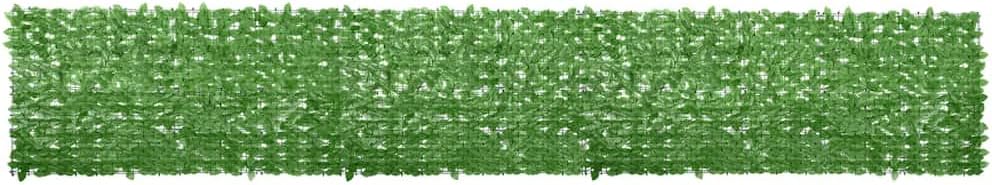 Balcony Privacy Screen 157.5 x 29.5 in Dark Green Fence Cover for Patio Garden Balcony Artificial Leaf Hedge Windscreen Outdoor Decor