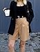 HOTOUCH Shorts for Women Trendy Summer Fashion Elastic Waist Wide Leg Dressy Shorts Pocketed Work Shorts Camel XXXL