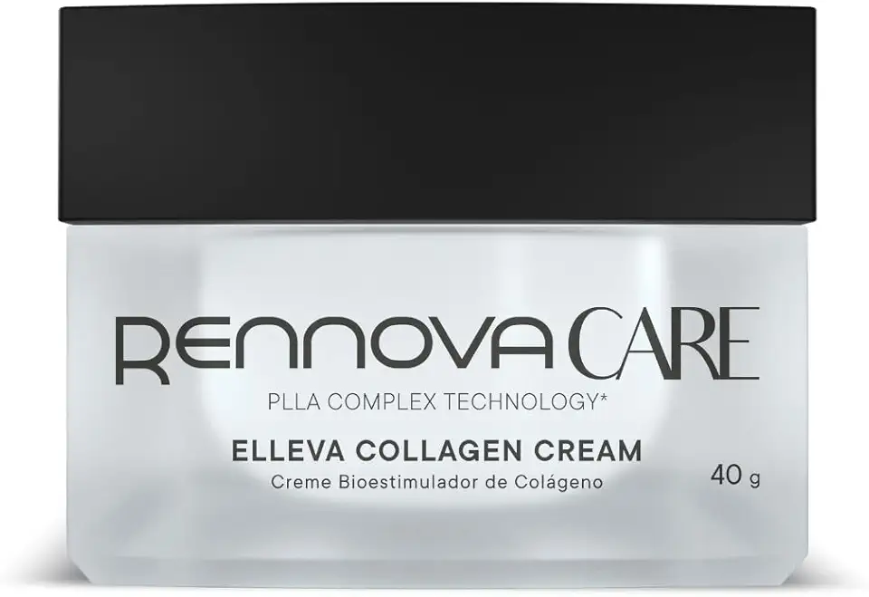 Rennova Care Elleva Creme Bioestimulador de Colágeno 40ml - Hidratação Profunda, Firmeza e Regeneração Celular com Esqualano, Vitaminas A e E, Ceramida 2 e Peptídeos