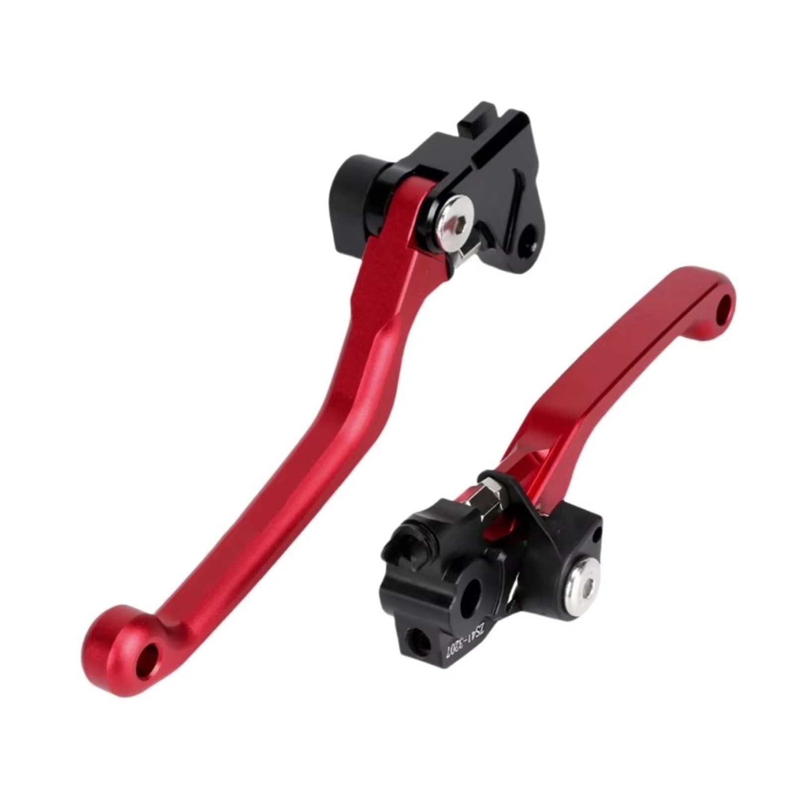 BeiZhengbhD Clutch Lever Handlebar for KOVE 450 for 2023-2024 Motorcycle Brake Bent Horn Handle Clutch(Red)