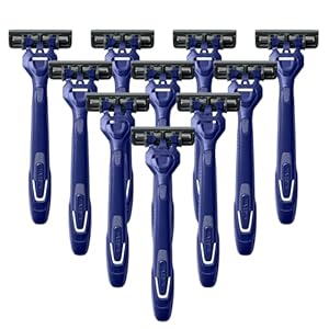 Harry’s Disposable Razors for Men – 10 Count – 3-Blade Men’s Razors for Travel and On-the-Go Convenience