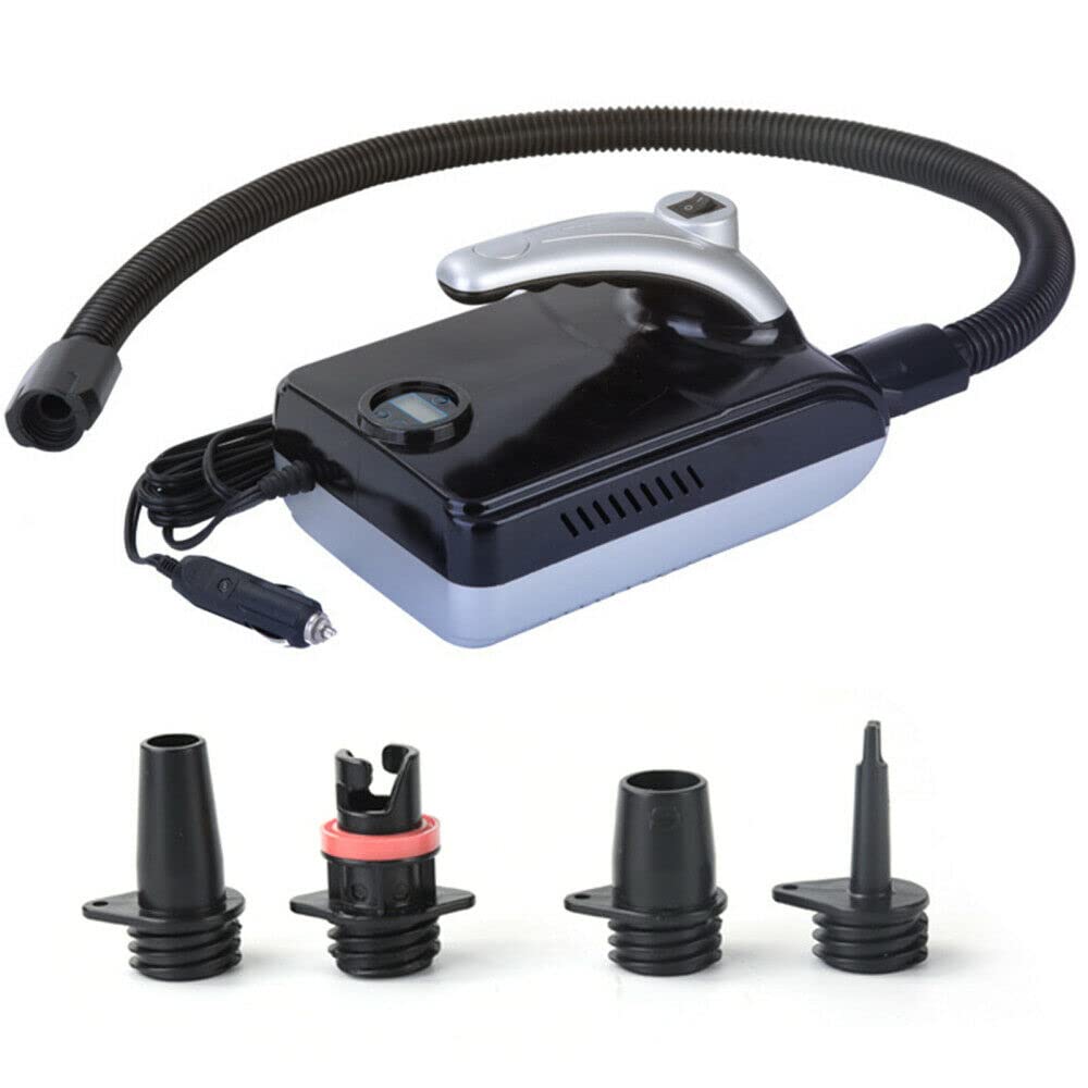 Blendra Paddle Board Pump,20PS SUP Pump with 4 Nozzles,Smart Inflation Auto-Off, Electric Pump for Sup,Kayaks,Boats,Paddle Boards,12V DC Car Connector