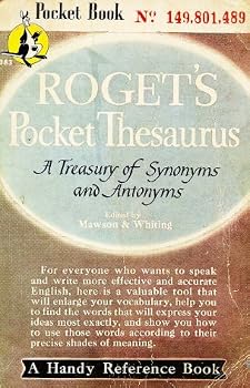 Paperback Roget's Pocket Thesaurus (A Treasury Of Synonyms And Antonyms) Book