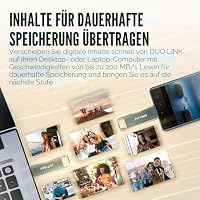 PNY 128GB Duo LINK USB 3.2 Typ-C Dual Flash Drive für Android-Geräte und Computer - Externer mobiler Speicher für Fotos, Videos und mehr - 200MB/s – Ansicht 4