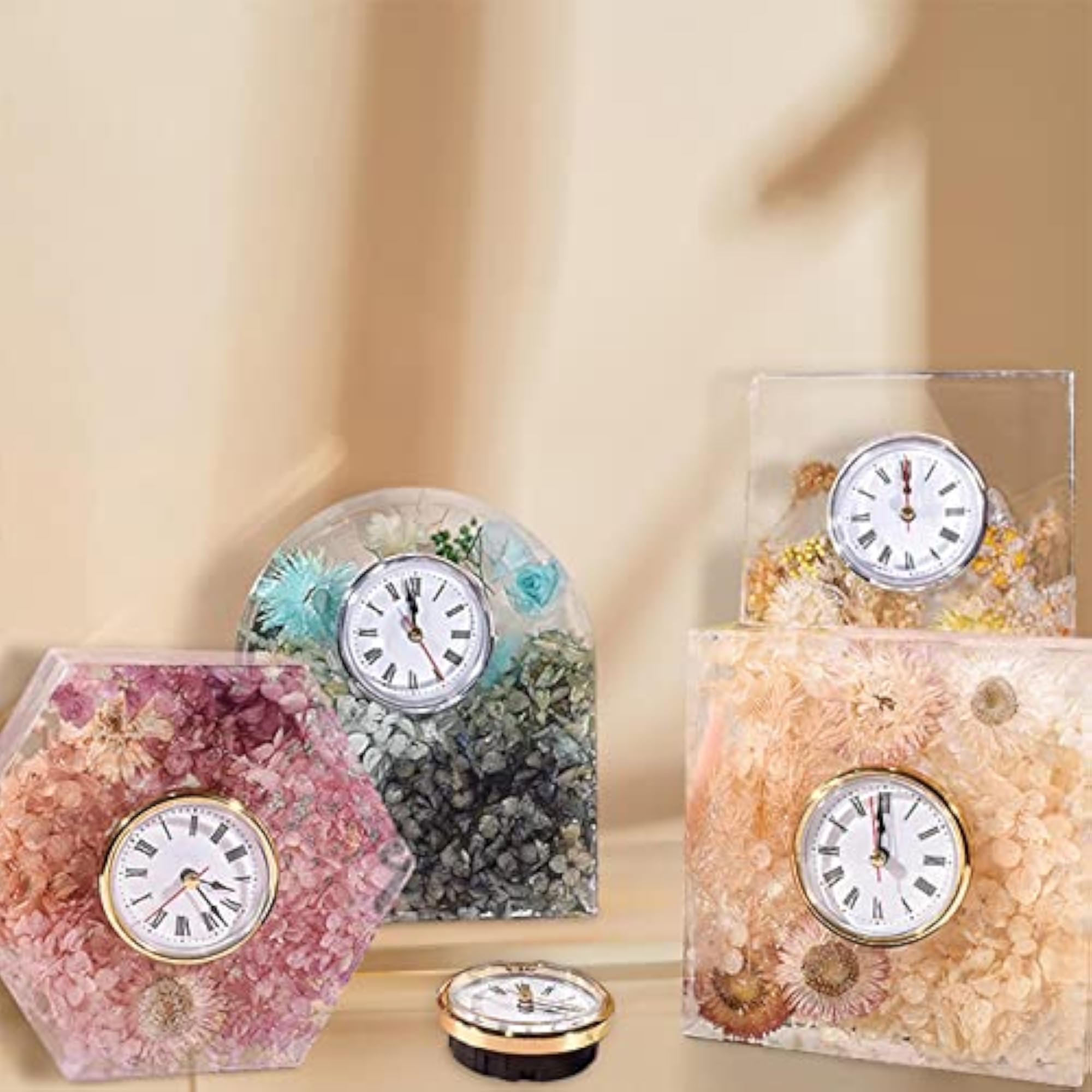Silicone Models Desk Clocks Resin Casting Decor