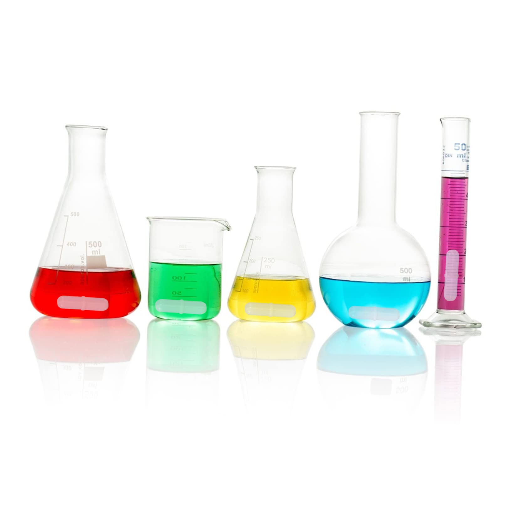 ULTECHNOVO 50pièces Barres De Stirring Magnétiques Ptfe Tiges Agitation Pour Laboratoire Résistantes Température Jusqu