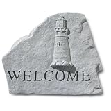 Kay Berry- Inc. 67520 Welcome - Lighthouse Garden Accent - 11.5 Inches x 9.5 Inches