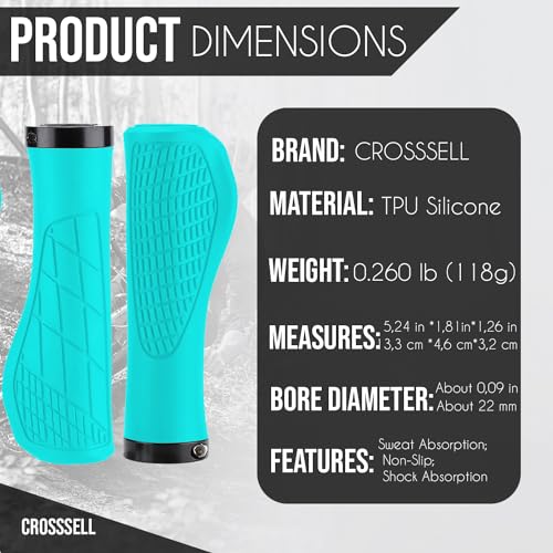 Crosssell CROSSSELL-16 Ergonomic Bike Grips thumb #4