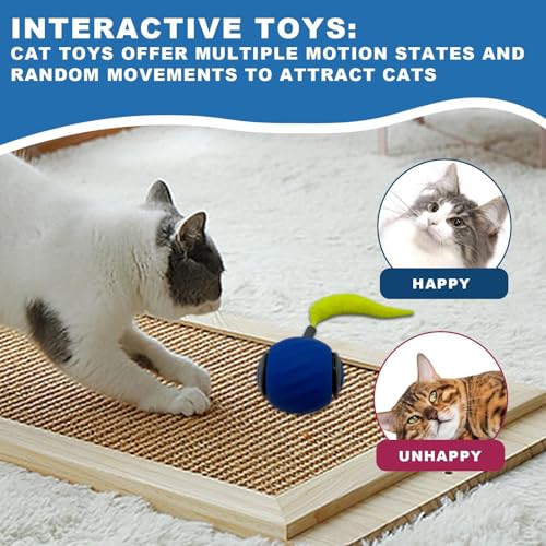 Balle de jeu pour chat interactive et rechargeable - 7