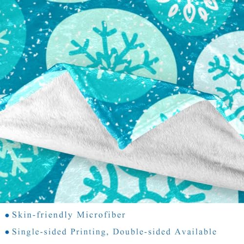 Couverture douce en microfibre bleue : confort thermique idéal pour vos moments sur le sofa - 3