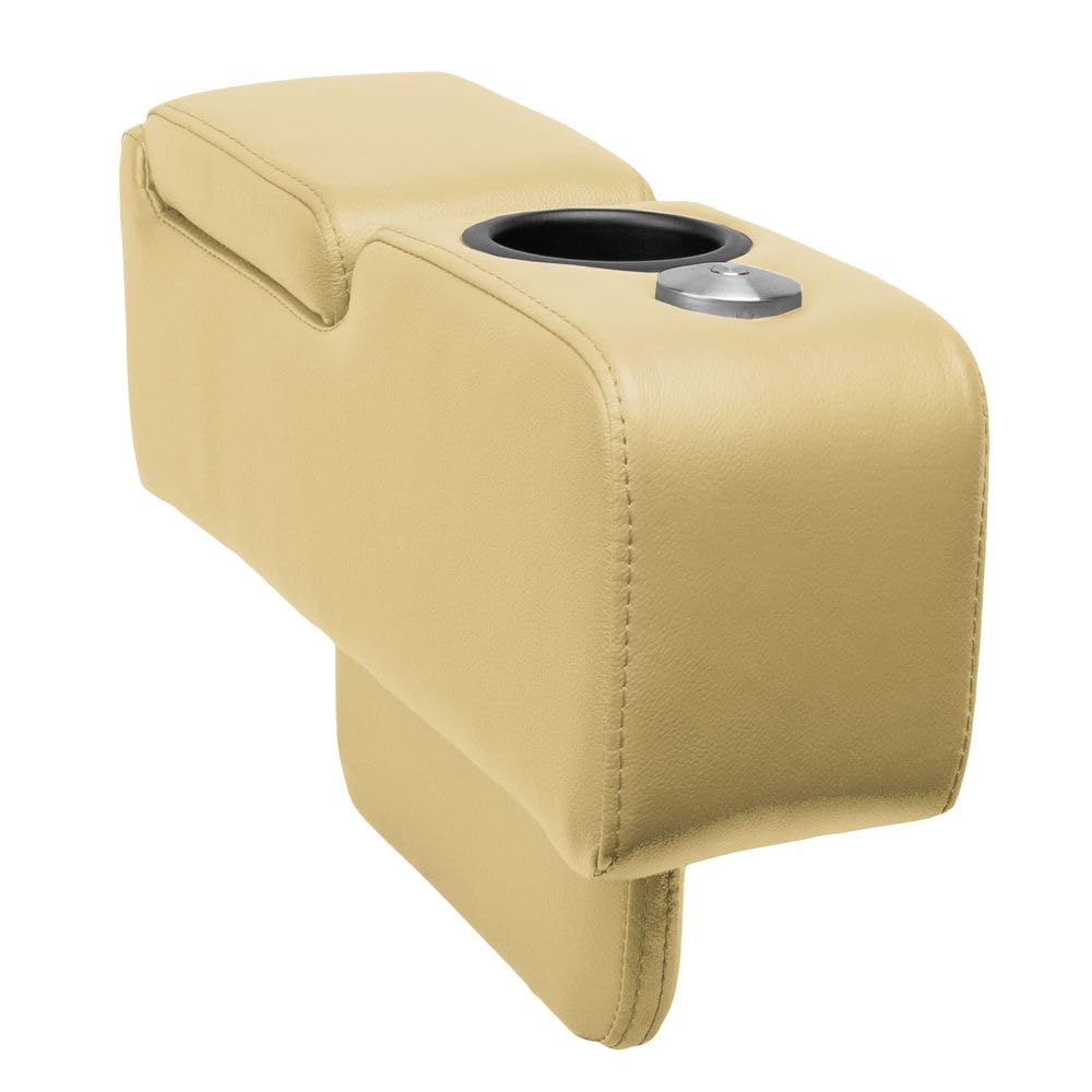 Mobile Armlehne für Loveseat - Leder beige