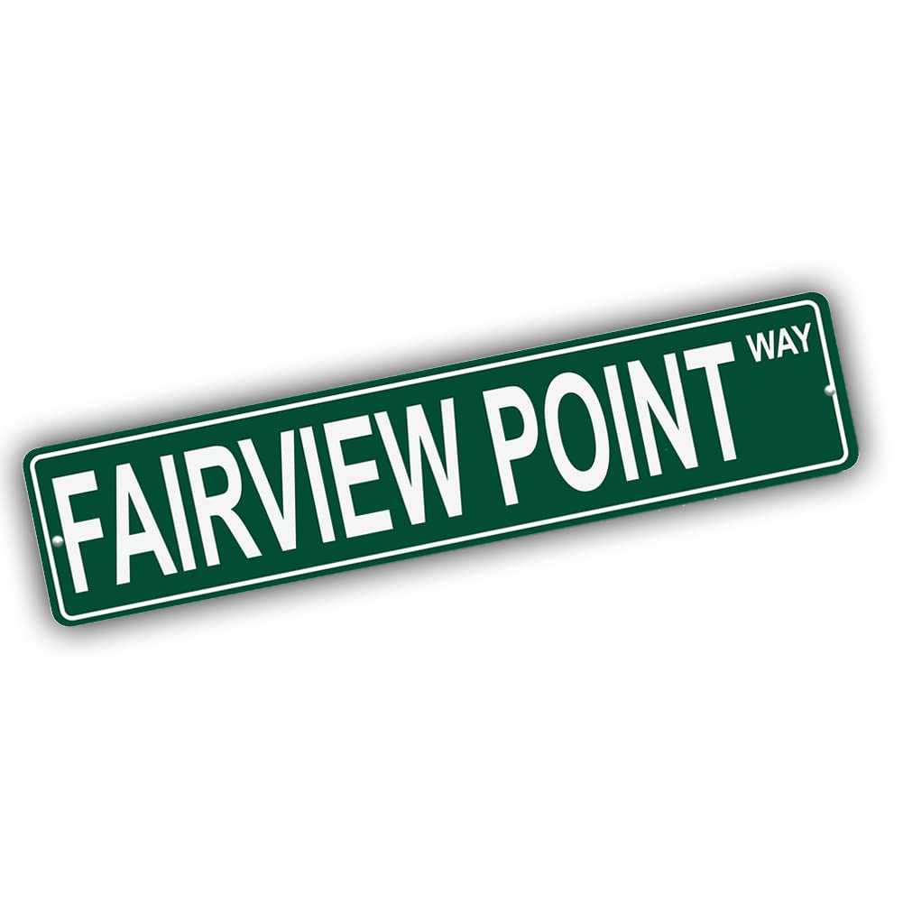 Oregon Mountains Pick Your Mountain Compatible/Replacement for Fairview Point United States Mountain Aluminum Metal Tin Street Sign Style Home Decor For Man Cave Poker Tavern Game Room