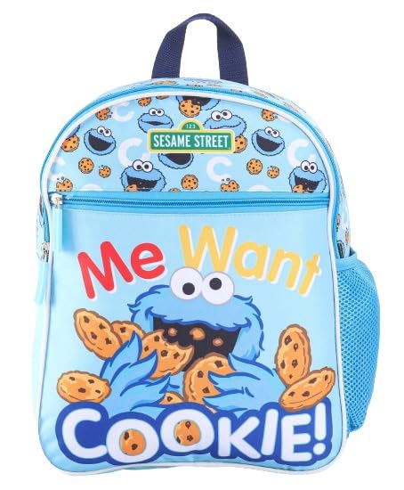 STRIDERSSesame School Bag for Kids | Lightweight Trendy Backpack | Padded Comfortable Straps & Spacious Compartments | Ideal for Little Royalty | 13 inches