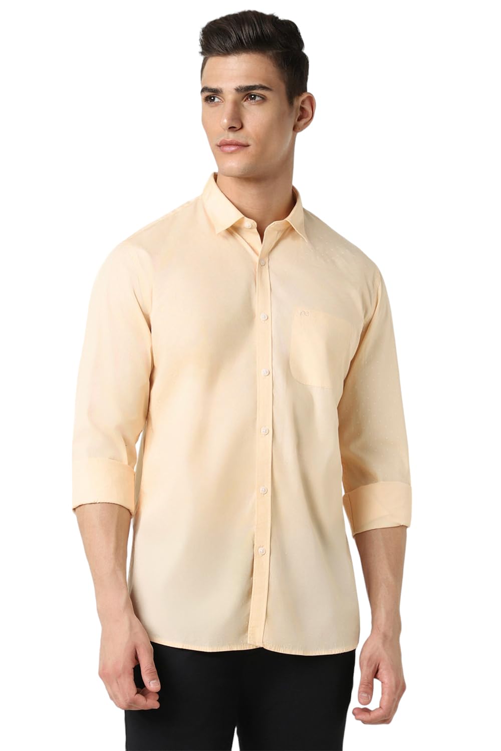 Peter England Men’s Printed Slim Fit Shirt