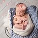 Play Tailor Chunky Knit Blanket for Newborn Photography Props Baby Photo Backdrop Rugs Newborn Basket Filler (24
