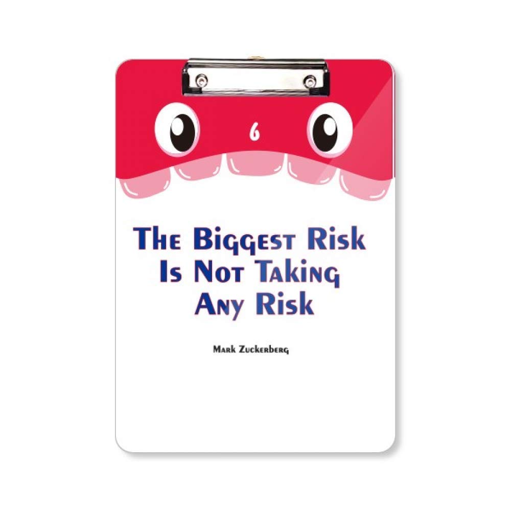 Porte-bloc A4 premium finition soignee design The Biggest Risk - 5