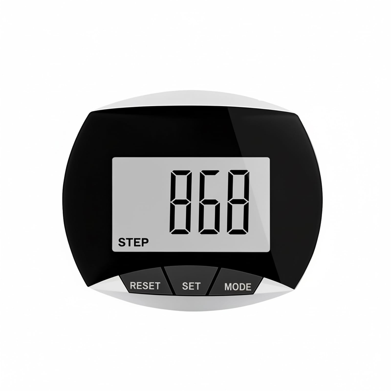 3D Step Counter for Walking – Portable Pedometer Step Counter with Large LCD Display, Detachable Clip Fitness Step Tracker for Men Women Kids Walking Running Daily Activity Monitor