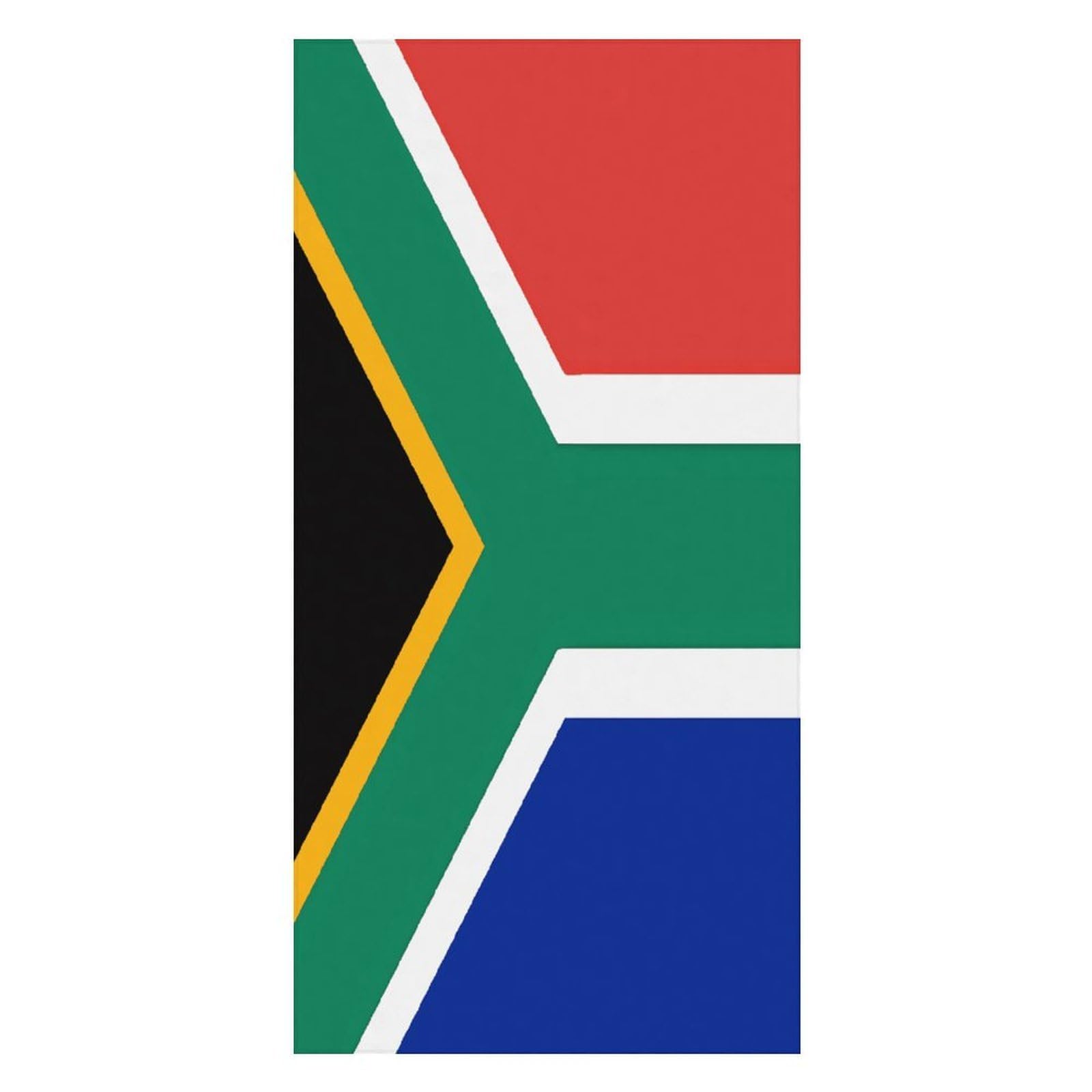 Adfgyerh Unisex Style South Africa Flag Bath Towels Beach Towel Lightweight Quick Dry, Bath Towel For Travel Sports Pool Swimming Bath Camping Yoga Adults160x80cm