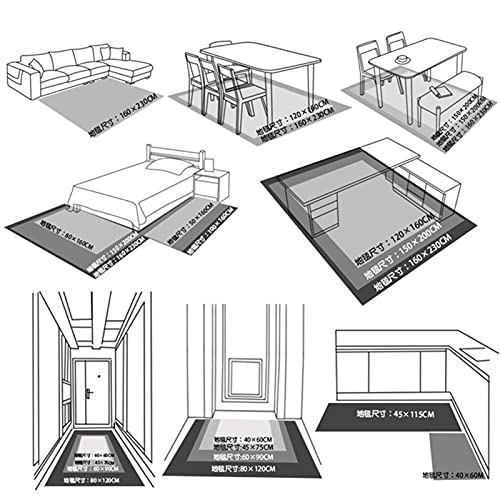 Retro Perzische stijl tapijt groene geometrische etnische woonkamer keuken woondecoratie area tapijt slaapkamer… - Afbeelding 5