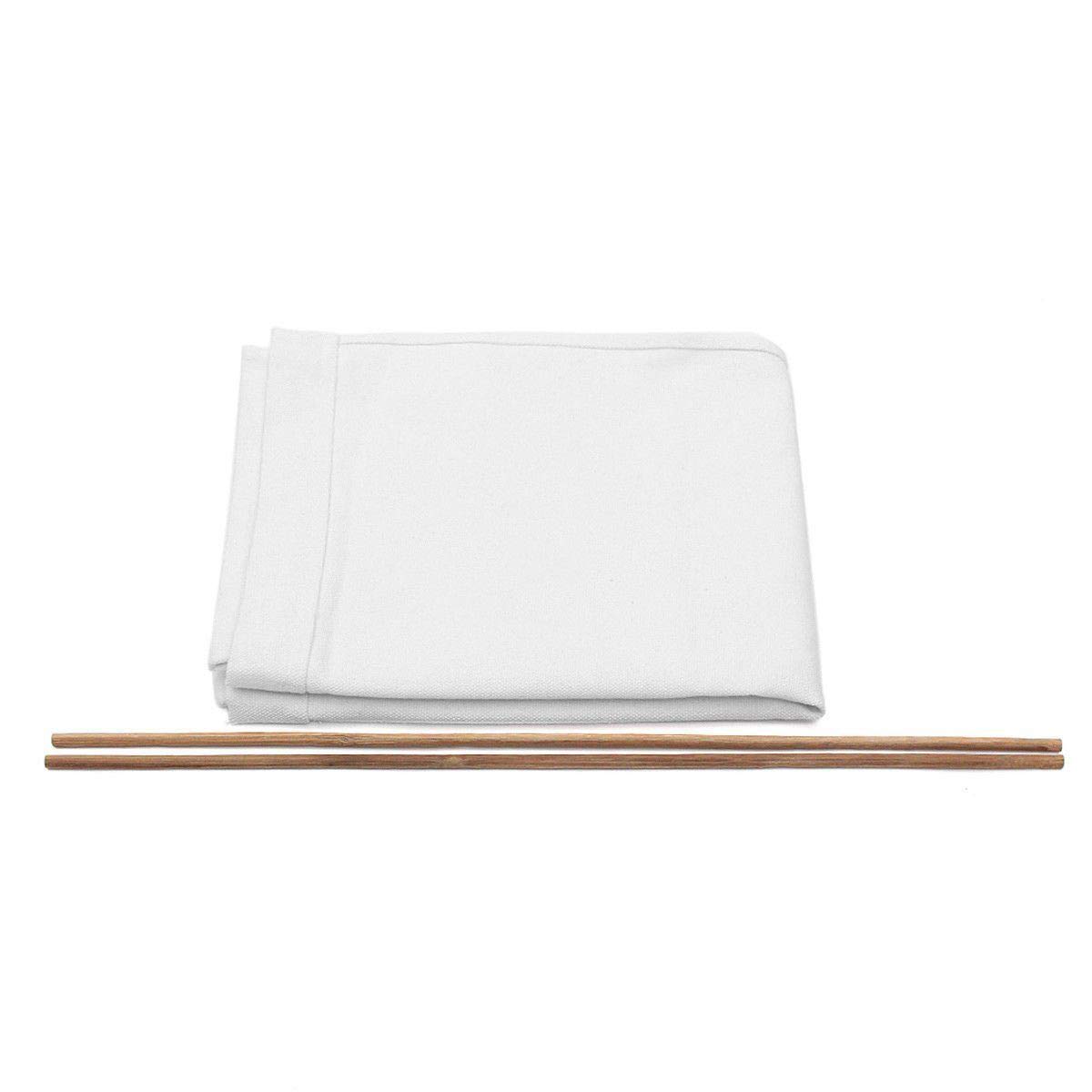 Copertura Per Sedia Pieghevole Da Regista - In Tela, Bianco, Misura 47x38 Cm, Ricambio Per Giardino - Foto 12