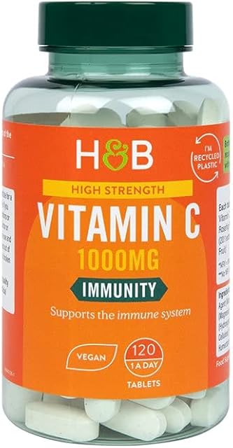 Holland & Barrett Vitamin C 1000mg - Ascorbic Acid - 120 Tablets