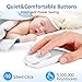 immagine 1Zienstar-Mouse Wireless Ricaricabile Ultra Sottile con Ricevitore USB, Silenzioso Clic, Guscio in Lega di Alluminio, Batteria al Litio 600Mah per MacBook, Laptop e Computer PC (Argento)