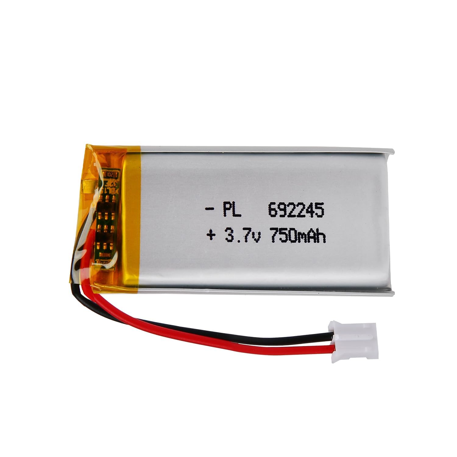Batería Lipo 3.7V, 380mAh 702030 a Iones de Litio con conexión 2P-PH con Paso 2,0 mm — view 53