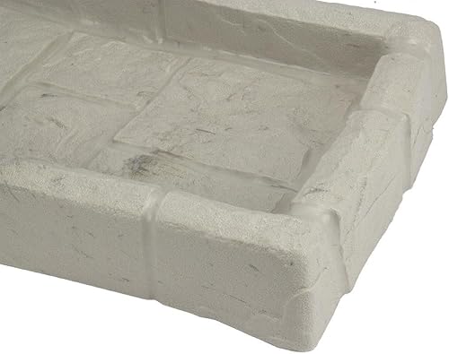 Miniatura 86 de Suncast Compuesto de poliéster fácil de usar, decorativo para exteriores, canaleta de lluvia Downspout, bloque de salpicaduras para desagües debajo