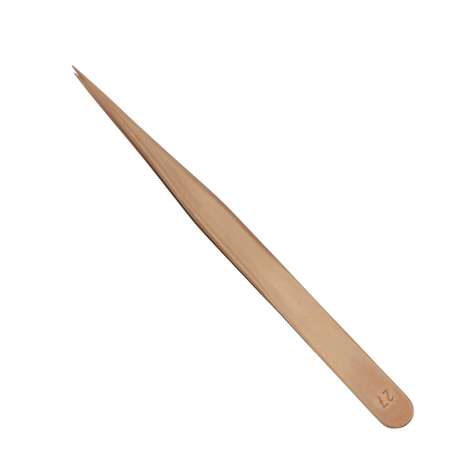Pinzas de Bronce Fosforado No Magnéticas con Punta de Aguja, Herramienta de Precisión Antideslizante para Reparación de Relojes, Fabricación de Joyas y Manualidades, Agarre Firme