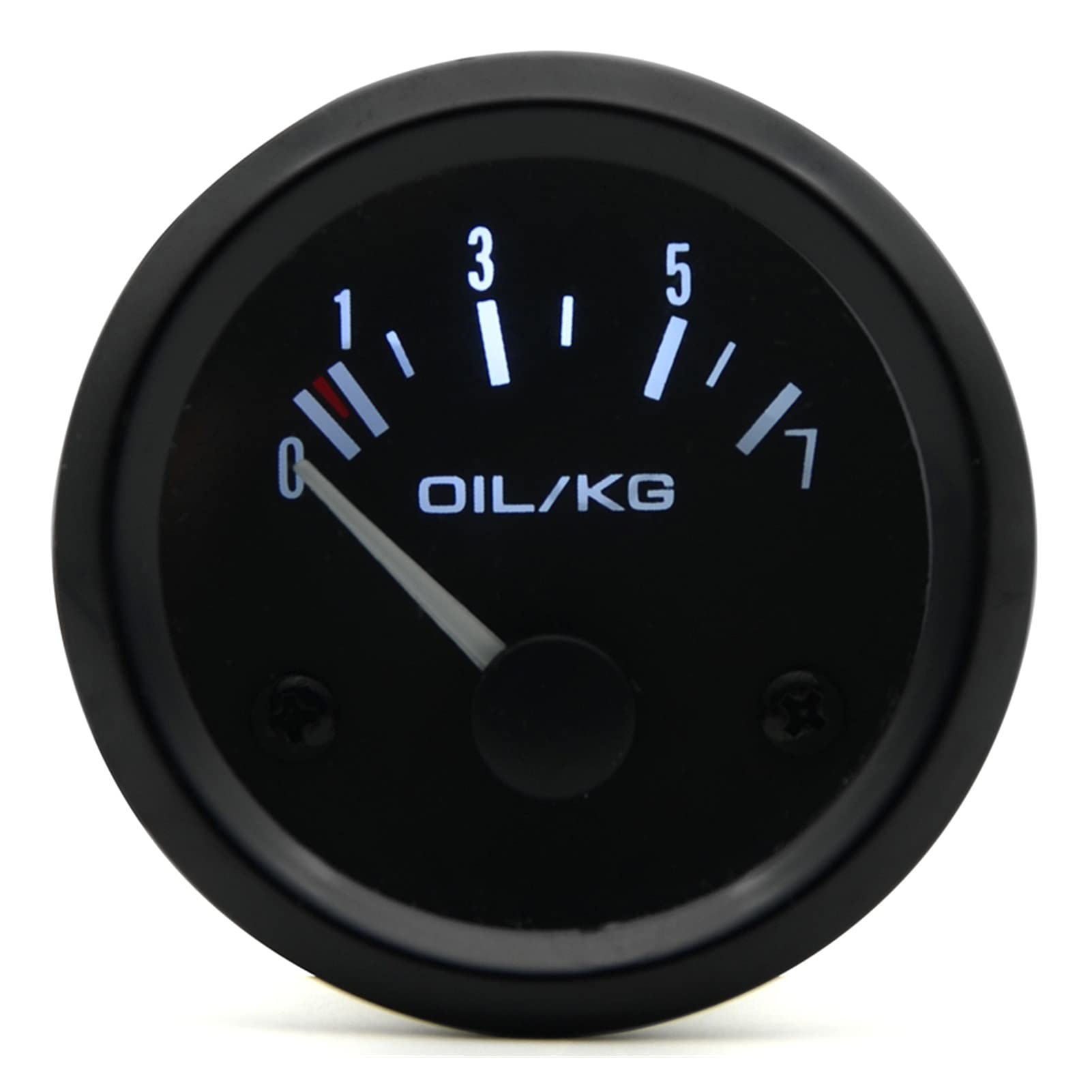 Medidores de presión de combustible de repuesto automotriz 2 "52mm medidor de presión de aceite para coche 0~7 KG 12V instrumento automático bisel negro medidor automático