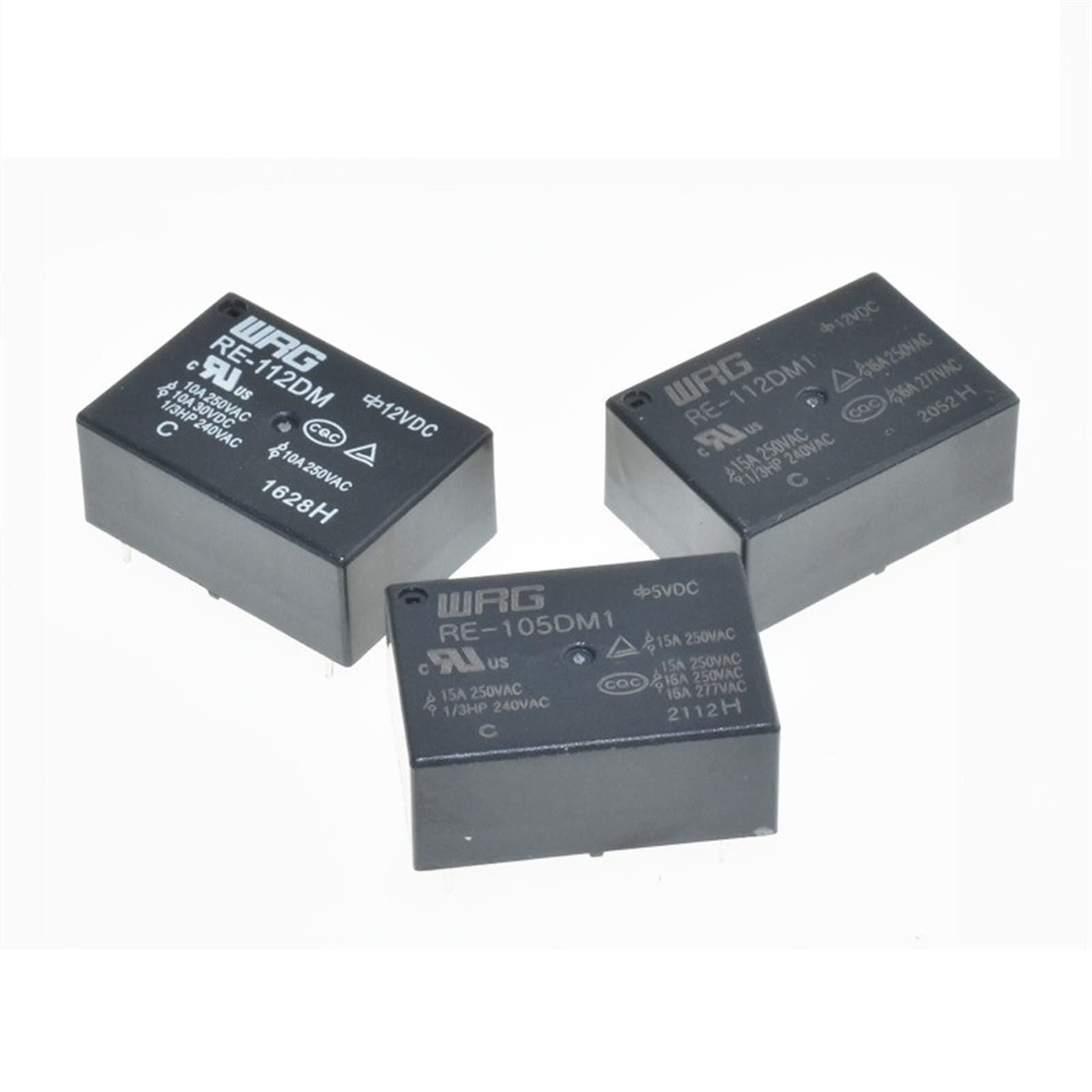 Jeden przekaźnik: WRG RE-105DM1 RE-124DM1 przekaźnik elektromagnetyczny RE-112DM1-S 112DMF 12VDC 4-pinowy 1 szt. (RE-105DM1 5VDC)