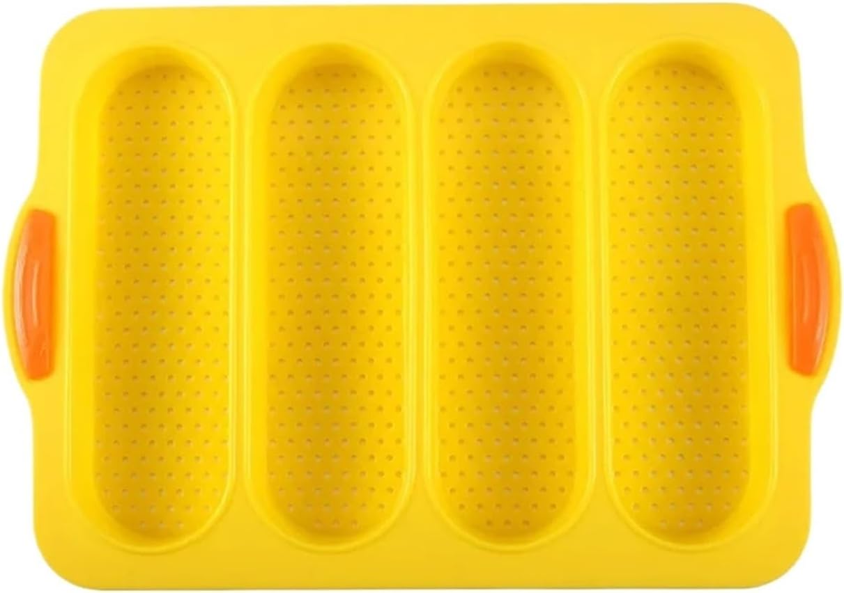 Bread Cake Mold Long Compatible For Baking supplies(Yellow)