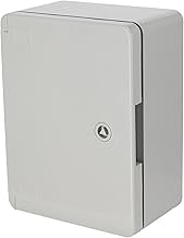 Waterproof Electrical Box IP65 280 x 210 x 130 mm Grey – ABS Electrical Distribution Box with Galvanised Mounting Plate – Wall Installation for Outdoor, Garage, Workshop – Horoz Electric