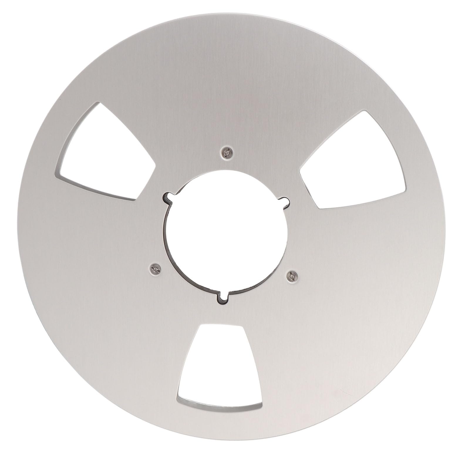 Carrete de Cinta de Grabación, Carrete de Cinta Vacío de 1/4 10 Pulgadas, Piezas de Máquina de Apertura de Disco Vacío de Aleación de Aluminio Universal para Cinta de 1/4 con Diámetro de(Plata)