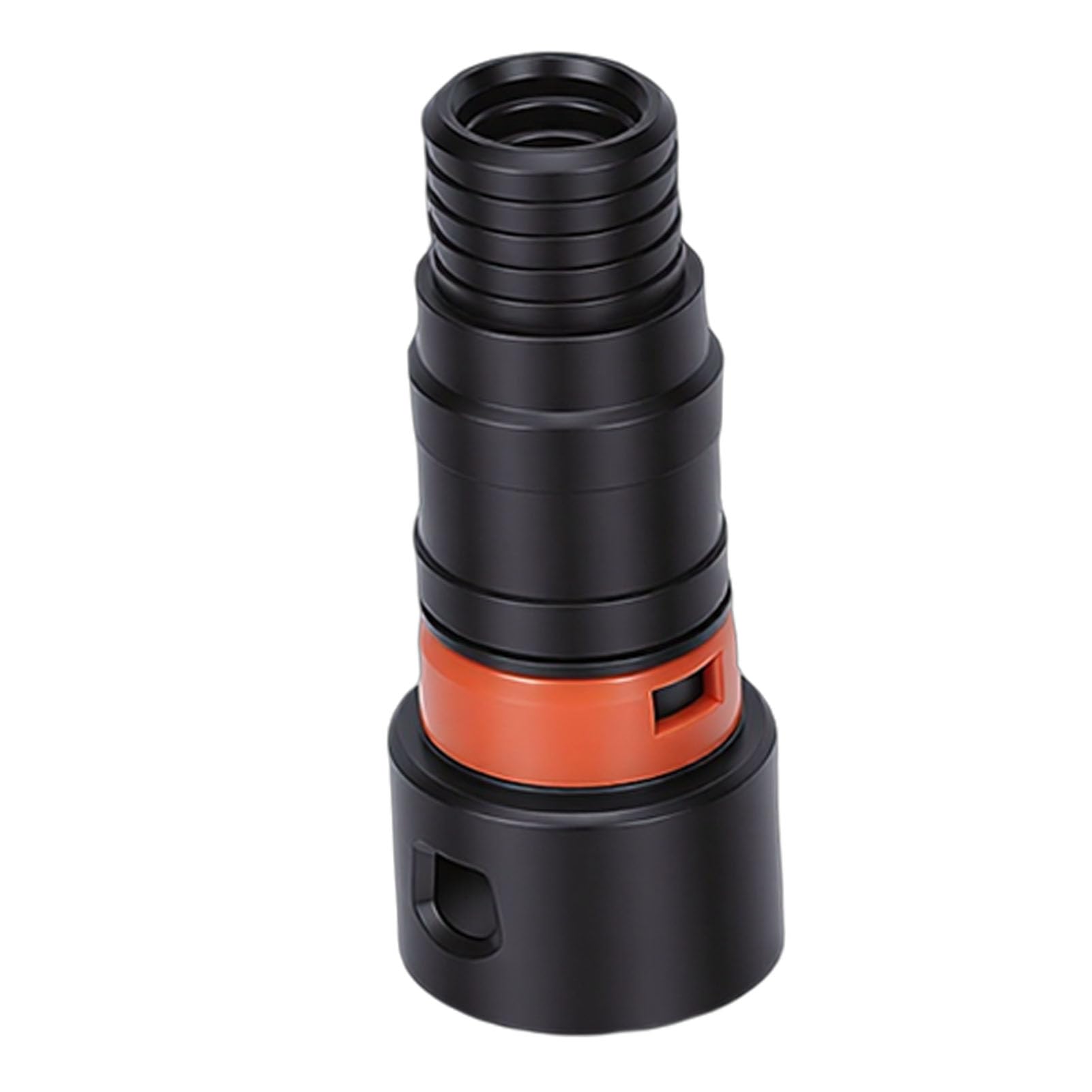 Syrisora 7-teiliges Vakuumschlauch-Adapter-Set, um 360 Grad Drehbare Staubsammeladapter für Schleifmaschinen und Elektrowerkzeuge, mit Schnellverschluss und Auslassventilsteuerung für