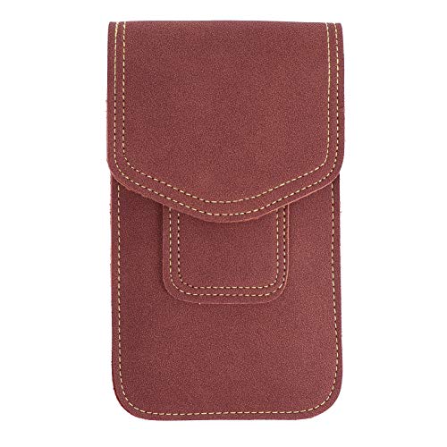 VILLCASE Bolsa de Couro para Telefone para Bolsa de Cintura de Cintura Com Chaveiro à Prova D 'Água