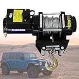 【VELOCITÀ 6 M/MIN E DOPPIA TENSIONE】Risolvi rapidamente le emergenze con una velocità a vuoto di 6 m/min. Compatibile con camion da 12 V e veicoli pesanti da 24 V, gestisce attività urgenti come recuperi di auto sommerse o posizionamento rapido di attrezzature