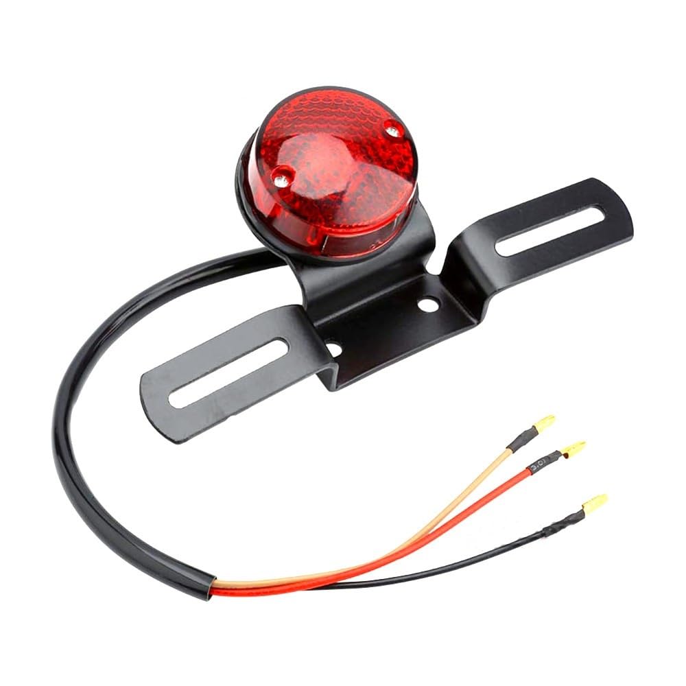 Luz trasera de motocicleta 12V freno parada chopper bobber personalizada custom 8