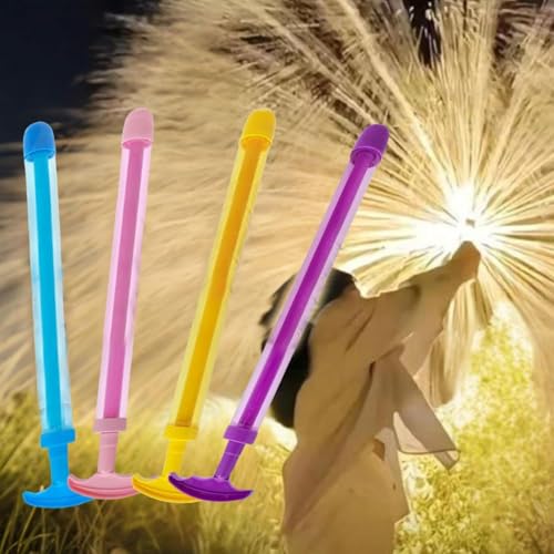 Feuerwerks Wasserpistole, 4 Stücks Romantische Feuerwerks Water-Squirter, Wasserspritzpistolen für Kinder Erwachsene, Wassersprühspielzeug im Feuerwerksstil für Strandpool und Partys